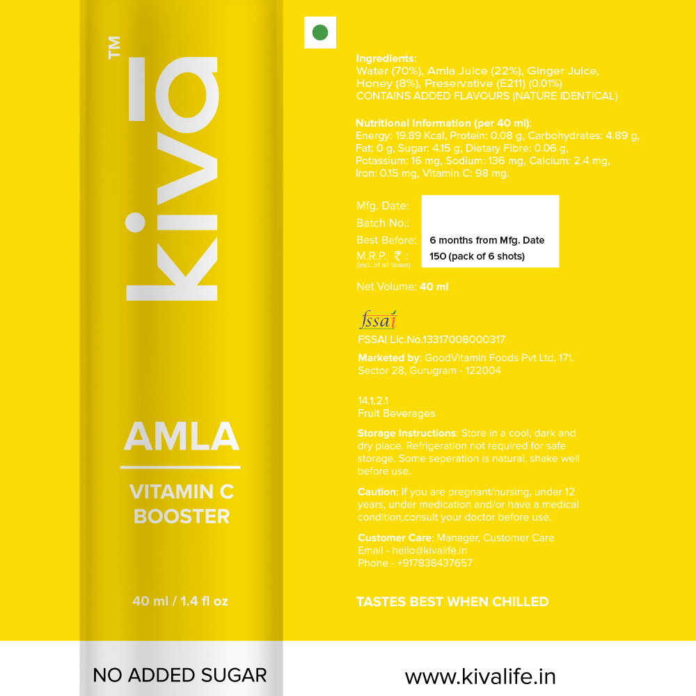 Amla Shots Amla Shots - kivā Ayurveda 2.0