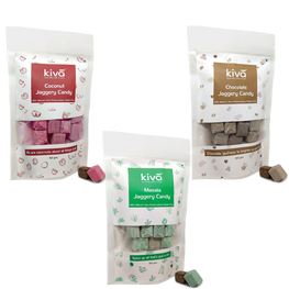 Fusion Jaggery Candies: Combo: 3 Packs - kivā Ayurveda 2.0